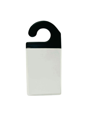 CRACHÁ AUTOMÓVEL 90MM X 130MM GANCHO PRETO