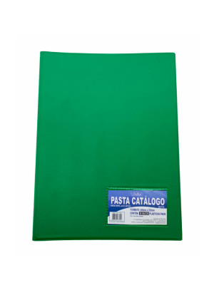 PASTA CATÁLOGO PVC C/ VISOR 50S VERDE