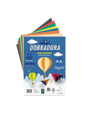 LIVRO DE ATIVIDADES DOBRADURA, 75 GSM, C/48 FLS, FORMATO A4