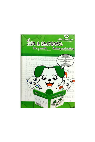 LIVRO ALIBOMBOM VD. PAUTAS NUMERADAS 123 CAPA DURA