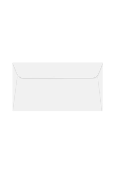 ENVELOPE OFICIO, 75 GSM, 114MM X 229MM, BRANCO LISO, PCT C/10