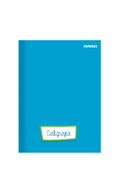 CADERNO DE CALIGRAFIA C/96 FLS, COSTURADO, CAPA DURA, AZUL