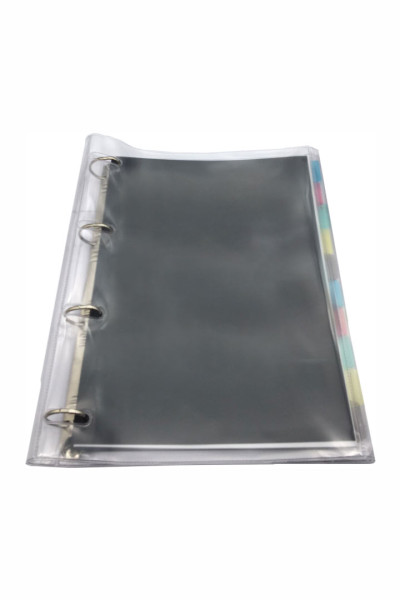 CAD. ARG. EM PVC UNIV 4ARG PRETO BL 96FL + DIV