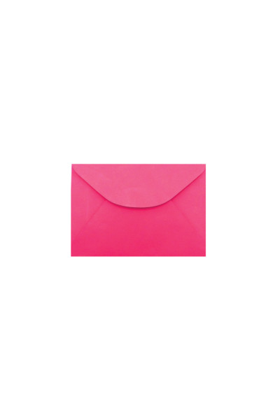 ENVELOPE VISITA COLOR MAIS 80 GSM, EMBALAGEM EM PP 100% RECICLÁVEL, C/100 UNIDADES, PINK, FORMATO 80MM X 115MM
