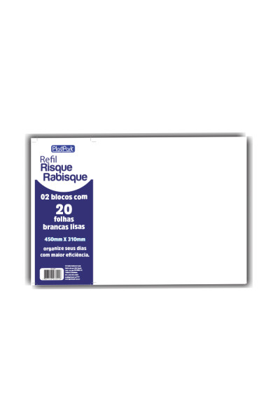 REFIL RISQUE RABISQUE LISO (450MM X 309MM) REFIL 4294
