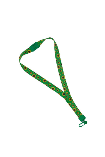 CORDÃO PARA CRACHÁ GIRASSOL PT C/2