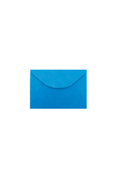 ENVELOPE VISITA COLOR MAIS 80 GSM, EMBALAGEM EM PP 100% RECICLÁVEL, C/100 UNIDADES, AZUL ROYAL, FORMATO 80MM X 115MM
