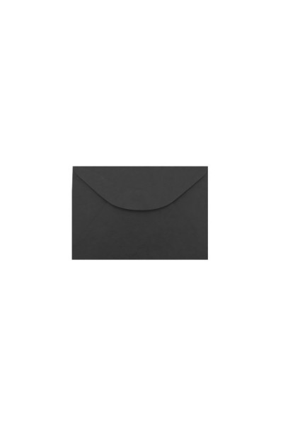 ENVELOPE VISITA COLOR MAIS 80 GSM, EMBALAGEM EM PP 100% RECICLÁVEL, C/100 UNIDADES, PRETO, FORMATO 80MM X 115MM