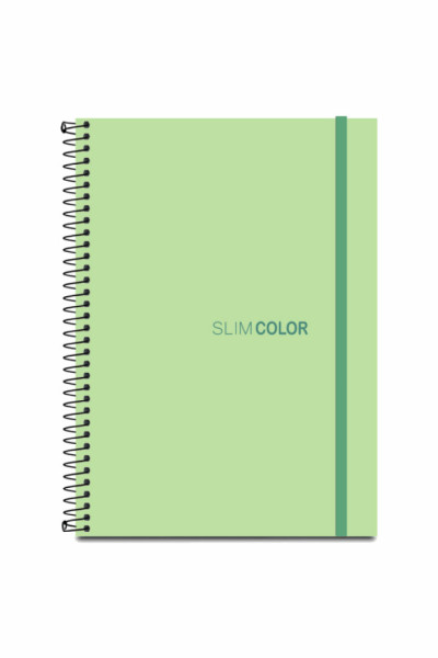 CADERNO UNIV 80FL 1X1 ESPIRAL CAPA PP VERDE