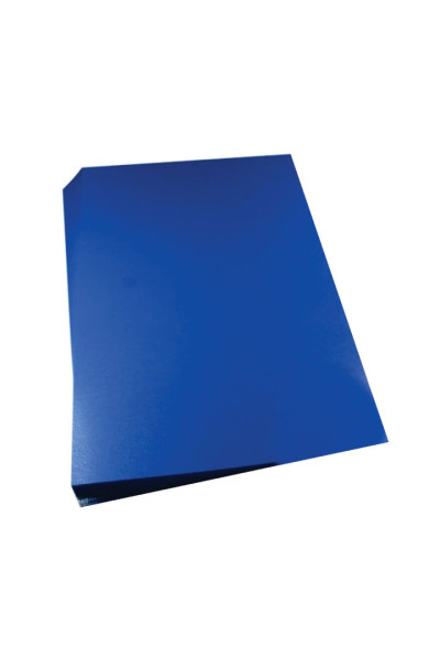 CAPA PARA ENCADERNAÇÃO EM PP FOSCO, 0,25MM ESPESSURA, FORMATO A4, AZUL ROYAL, 100% RECICLÁVEL
