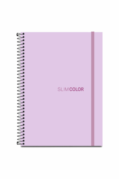 CADERNO UNIV 160FL 10X1 ESPIRAL CAPA PP LILÁS