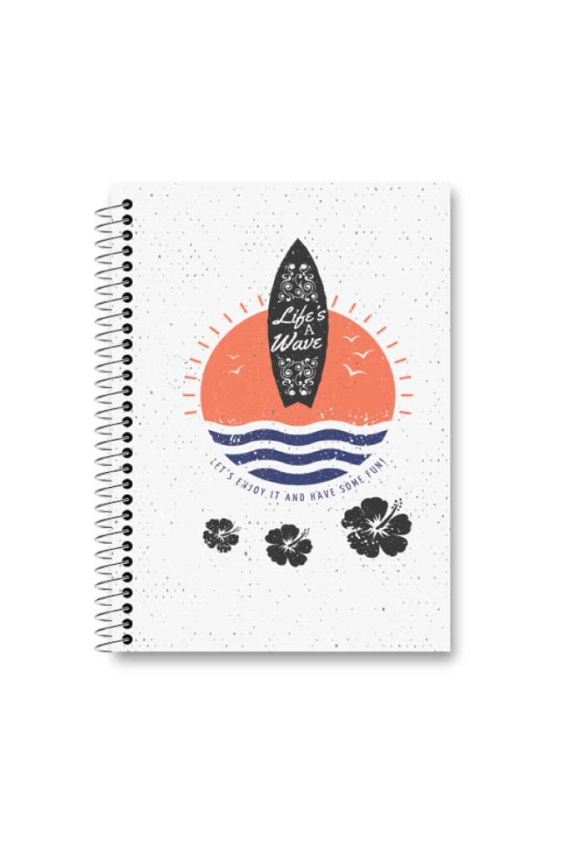 CADERNO 1/4 ESPIRAL 80 FOLHAS SLIM SORTIDO