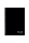 CADERNO 1X1 80 FOLHAS SLIM BLACK