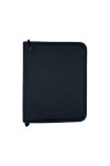 CAD. ARG. CLASS. EXEC. PVC PRETO C/ZÍPER