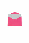 ENVELOPE VISITA C/CARTÃO COLOR MAIS 80GSM, EMBALAGEM EM PP 100% RECICLÁVEL, C/20 UNIDADES E 20 CARTÕES 180GSM, PINK, FORMATO 80MM X 115MM